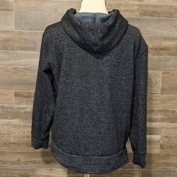 Champion Elite Striped Hoodie Sweatshirt Sz Medium - Picture 5 of 5